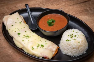 Churrasco de pollo a la Milanesa